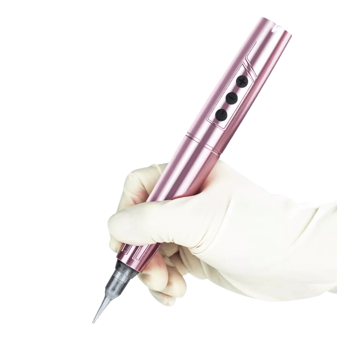 X4 Wireless Tattoo Pen Machine Gun Kit with Ballpoint Cartridges Needl   DRAGONHAWK
